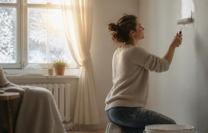 Cosa fare se si tinteggia in inverno