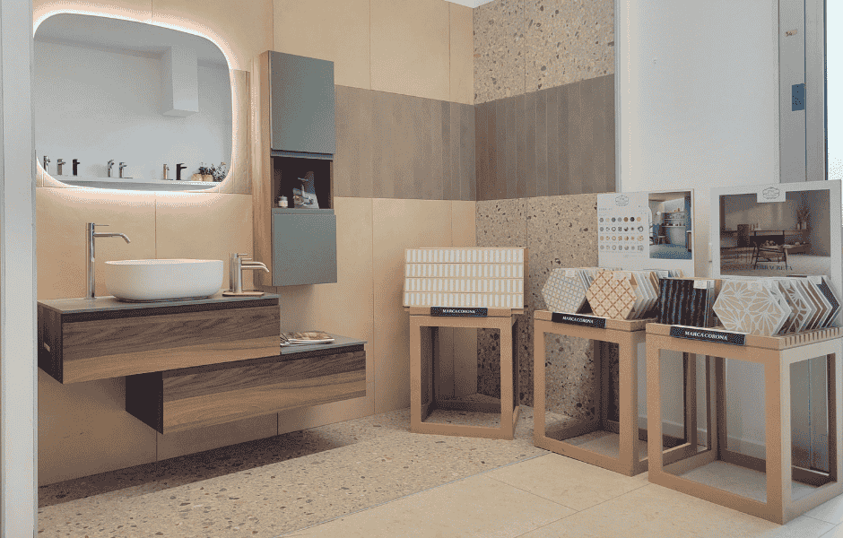 Piastrelle per bagno di piccole dimensioni