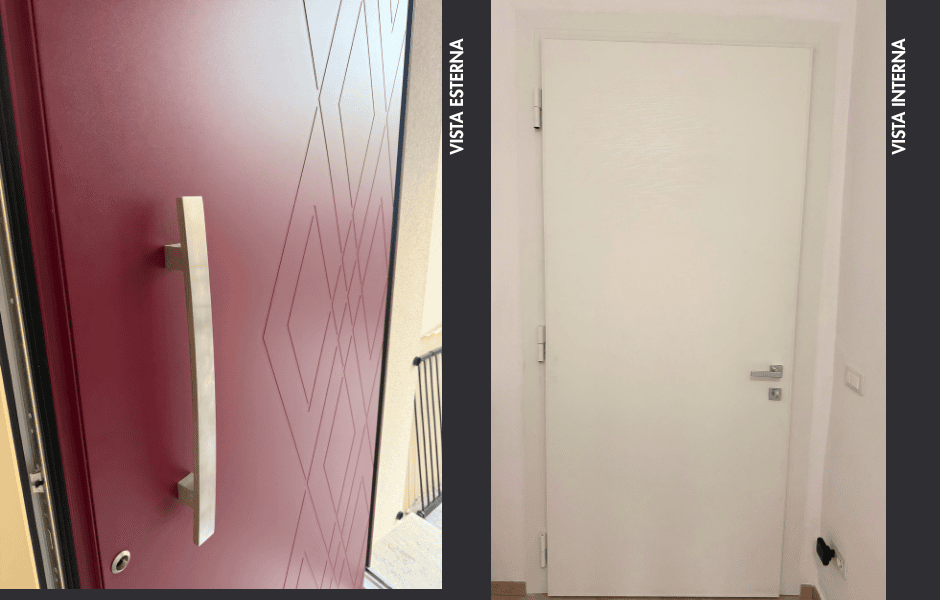 Porta ingresso casa Kopen linea Vitrum (1)