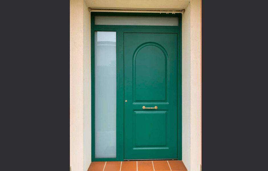 Portoncino ingresso verde Kopen classic