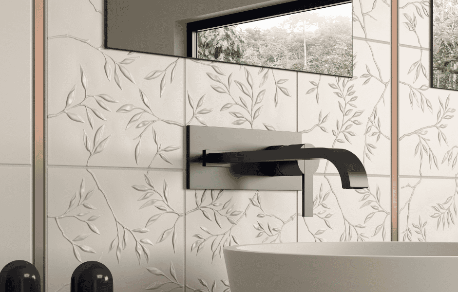 Rivestimento Bagno tridimensionale 4D Marca Corona