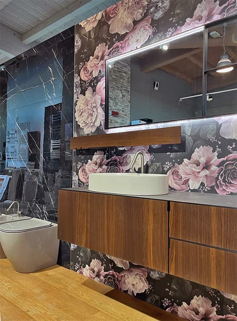Arredo Bagno effetto legno a Faenza