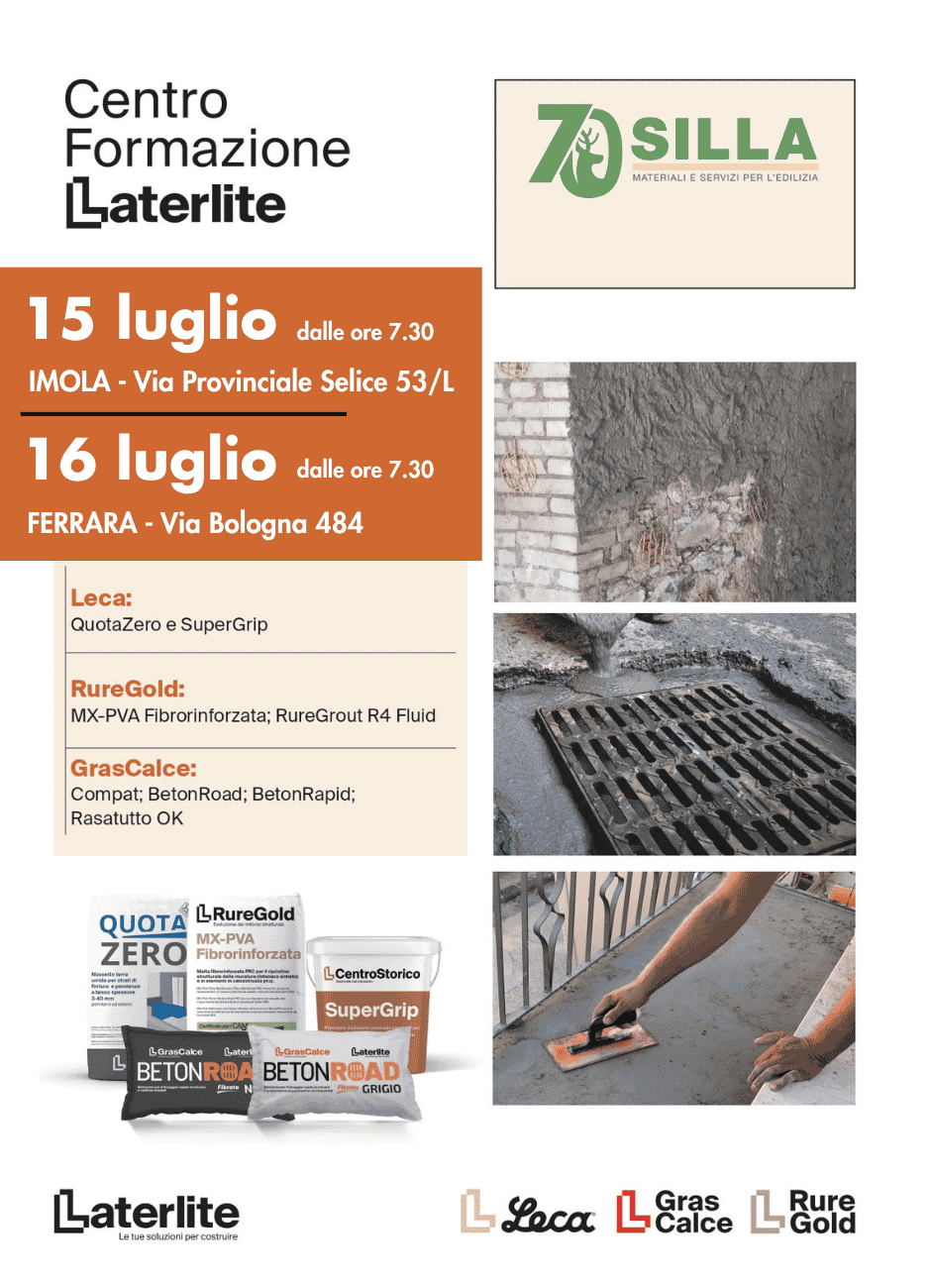 Formazione Laterlite nelle filiali SILLA di Ferrara e Imola