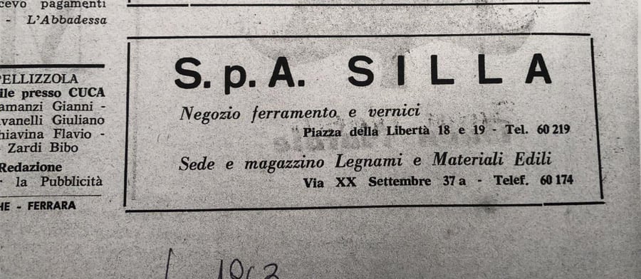 Inserzione del 1936
