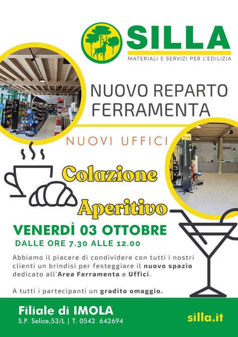 Invito Inaugurazione Imola - rinnovo ferramenta
