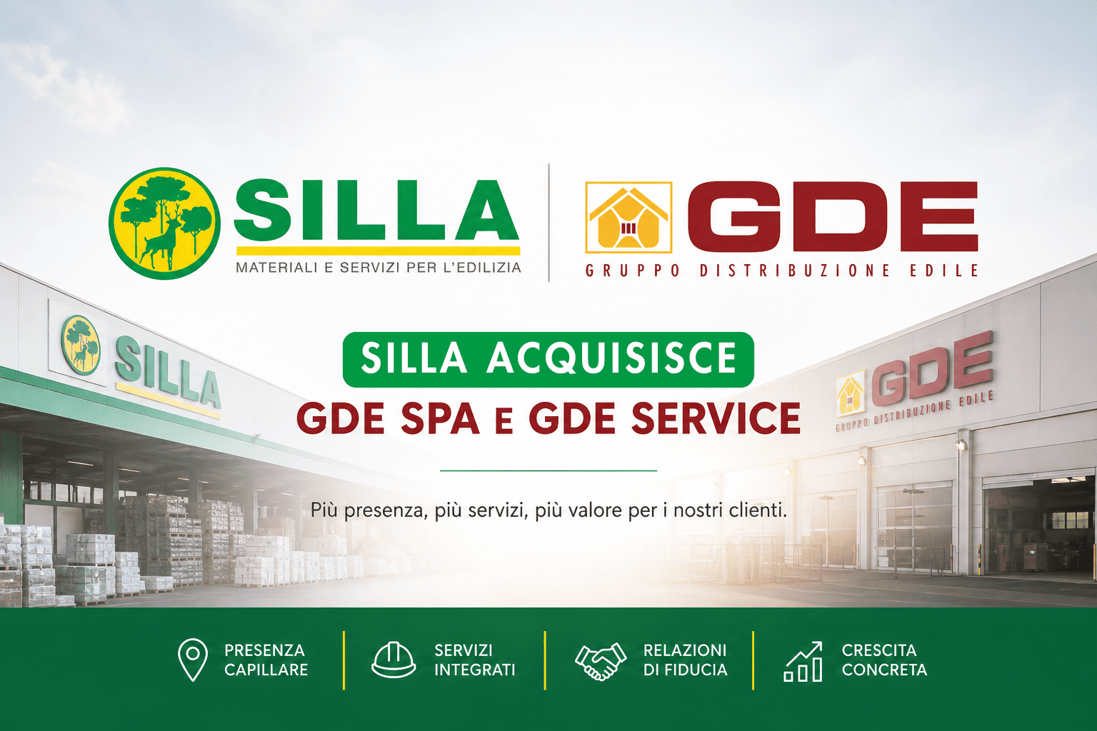 SILLA acquisisce GDE Spa e GDE Service da maggio 2026