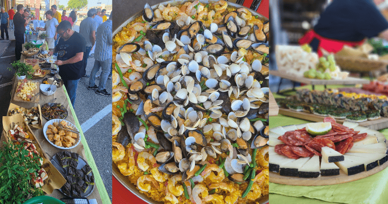 SILLA evento tour 70 anni - apericena paella