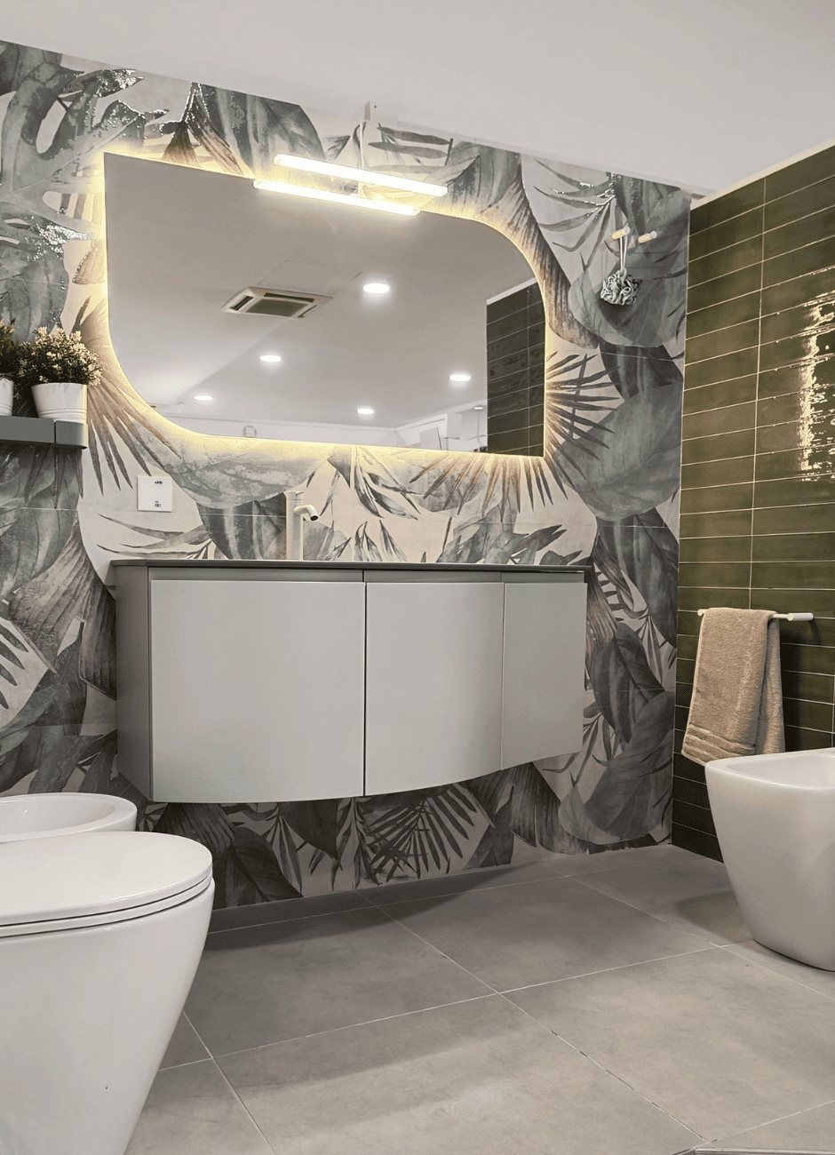 Forlì Arredo Bagno rivestimento floreale
